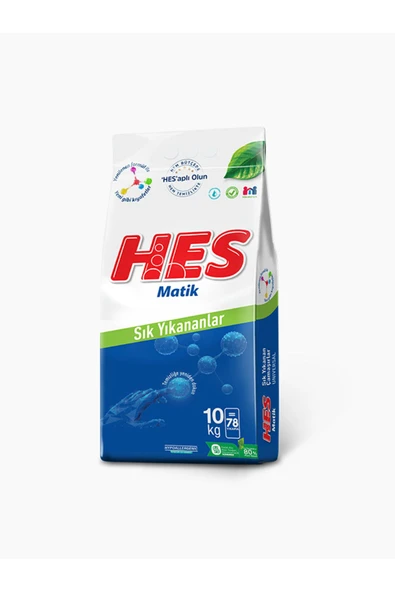 Hes Matik Sık Yıkananlar 10 Kg ürün görseli 1