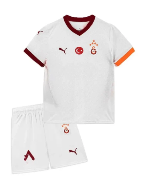 Galatasaray Orijinal Lisanslı 24-25 Sarı - Kırmızı 5 Yıldızlı Çocuk Forma Set ürün görseli 1