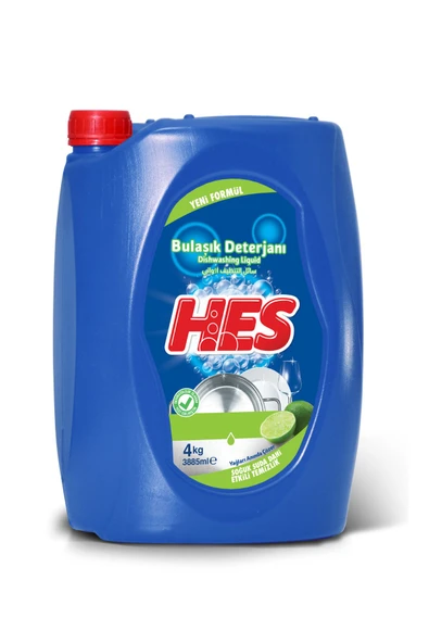 Hes Sıvı Bulaşık Deterjanı Limon 4 Kg ürün görseli 1