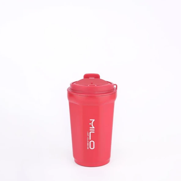 Milo Dery 350 ML Çelik Termos Mug Kırmızı ürün görseli 1