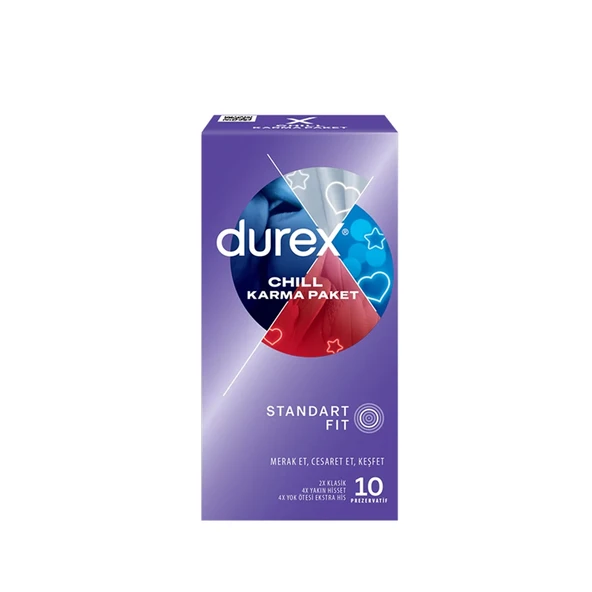 DUREX CHILL KARMA PAKET 10 LU ürün görseli 1