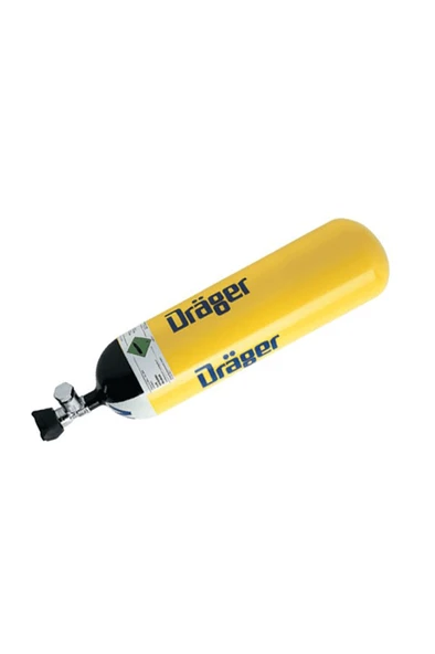 Draeger 6 Lt. 300 Bar Çelik Silindir ürün görseli 1