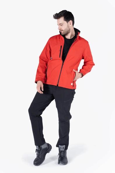 Gizli Kapüşonlu Softshell Mont - Resim 5