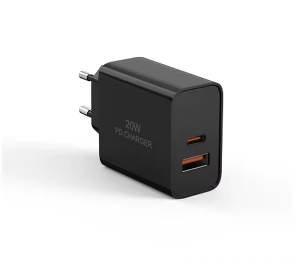 Ufly 20W PD Hızlı Şarj Adaptörü Usb-a Usb-c  5V 3A ürün görseli 1