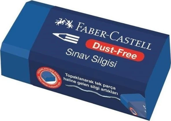 Faber-castell 24'lü Sınav Silgisi Mavi - Resim 2