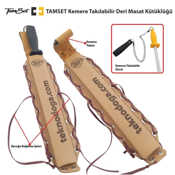TAMSET Deri Masat Kütüklüğü ürün görseli 1