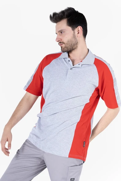 Polo Yaka İş Tişörtü Reflektörlü ürün görseli 1