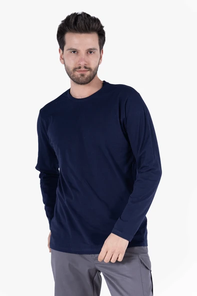 Bisiklet Yaka Sweatshirt Günlük & İş Yazlık ürün görseli 1