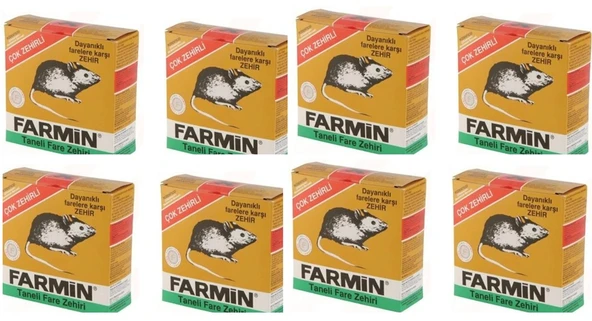 Fare Ve Sıçan Zehiri Buğday 250 gr X 8 Adet (Haşere İlacı) ürün görseli 1