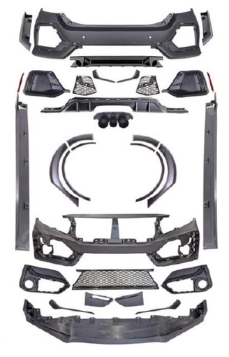 CIVIC SEDAN TYPE R UYUMLU BODY KIT 2016-2020 ürün görseli 1