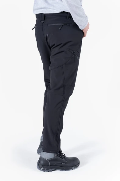 Ripstop Su Geçirmez Softshell Trekking Pantolon Kışlık - Resim 4