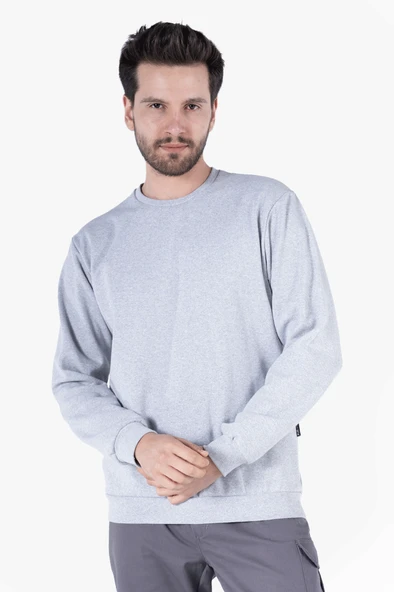 Bisiklet Yaka Sweatshirt 2 İplik Şardonlu Günlük & İş ürün görseli 1
