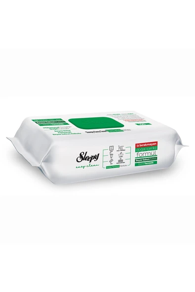 Sleepy Easy Clean Yüzey Temizlik Havlusu Beyaz Sabun 100'lü ürün görseli 1