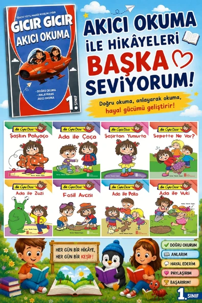 1.Sınıf Ada Öykü Dizisi+Hızlı Okuma ürün görseli 1