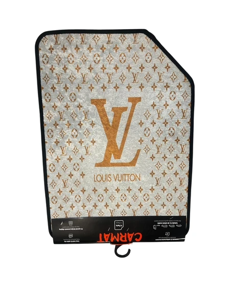Universal LV BEYAZ SARI Dekor Paspas Kaydırmaz Taban Yıkanabİlir ürün görseli 1