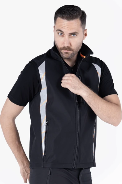 Softshell İş Yeleği Tiger - Resim 4