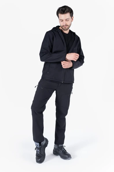 Kapüşonlu Softshell Mont ürün görseli 1