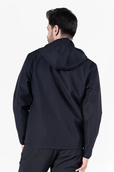 Kapüşonlu Softshell Mont - Resim 3