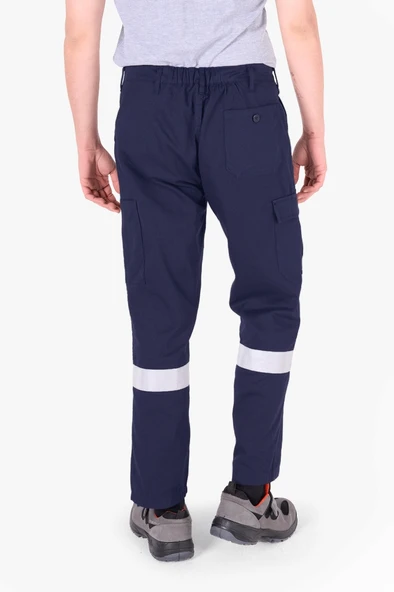 Reflektörlü Gabardin İş Pantolonu - Resim 4