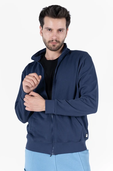 Diagonel Fermuarlı Sweatshirt ürün görseli 1