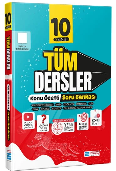 Evrensel İletişim 2026 10. Sınıf Tüm Dersler Soru Bankası Güncel Müfredat ürün görseli 1