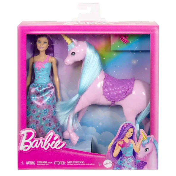 Barbie Bebek ve Tek Boynuzlu At HYT62 ürün görseli 1