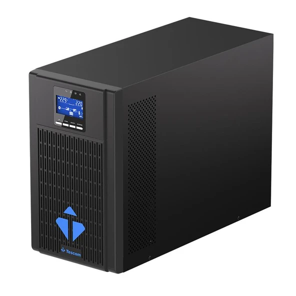 TESCOM NEOLINE 3KVA 1F/1F (6X7AH) 4/8DK LCD ONLINE UPS 900093020 ürün görseli 1