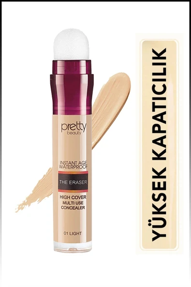 Pretty Beauty Instant Age Waterproof The Eraser Kapatıcı & Concealer 01 ürün görseli 1