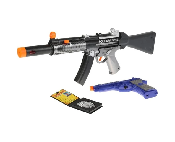 Toyaş Power Gun Force Set Tüfek Silah Kimlik Kartlı Polis Seti 34190 ürün görseli 1