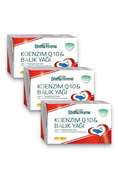 Koenzim Q10 & Balık Yağı 30 Softjel 1340 Mg (3 Adet) ürün görseli 1