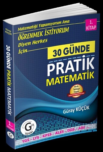 30 Günde Pratik Matematik 1.Kitap Gür Yayınları ürün görseli 1