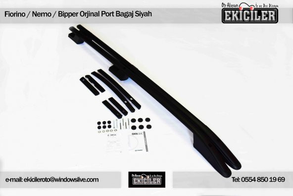 Citroen Nemo Tavan Çıtası Port Bagaj Siyah Orjinal 2007 Sonrası ürün görseli 1