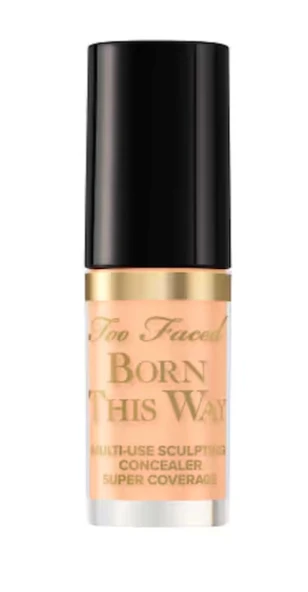 Too Faced Born This Way Super Coverage Concealer - Kapatıcı, Seyahat Boyu 2 ml - Vanilla ürün görseli 1