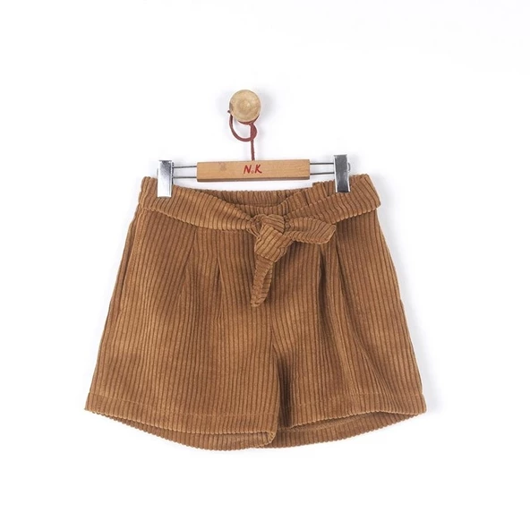 NK Kids Kız Çocuk Kadife Şort - Resim 3