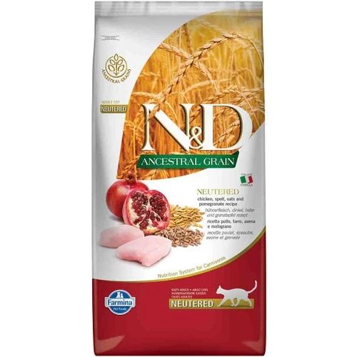Nd Az Tahıllı Tavuklu Kısırlaştırılmış Kedi Maması 10 Kg ürün görseli 1