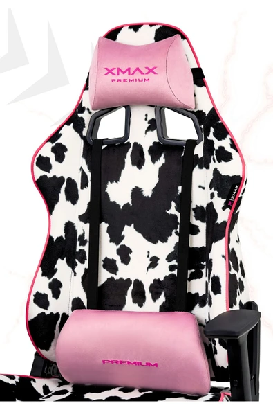 XMAX / Rio Plus Balerion Terletmez Kadife Kumaş Dalmaçyalı  Gaming Oyuncu Koltuğu / 120 Kg Taşır ürün görseli 1