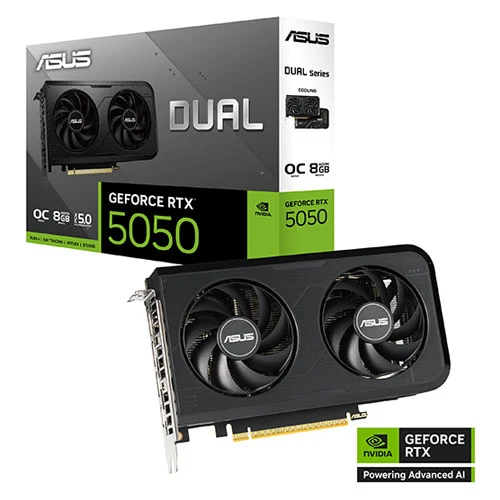 ASUS DUAL-RTX5050-O8G-NVIDIA ürün görseli 1