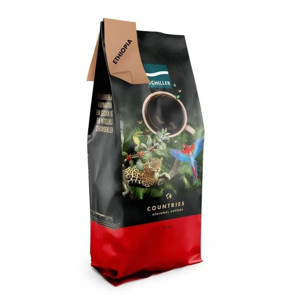 Schiller Ethiopia Sıdamo SHB 250 Gr Yöresel Çekirdek Kahve ürün görseli 1