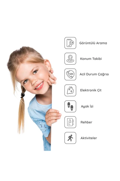 Bilicra Connect Pembe Akıllı Çocuk Saati - Resim 2