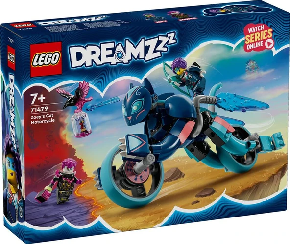 LEGO Dreamzzz 71479 Zoey's Cat Motorcycle ürün görseli 1