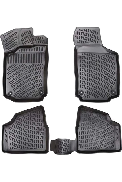 Rizline Opel Corsa C 2000-2006 Araca Özel 3D Havuzlu Paspas Siyah BMY ürün görseli 1