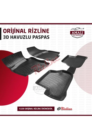 Rizline Citroen C5 Aircross 2019 Sonrası Uyumlu 3d Havuzlu Paspas ürün görseli 1