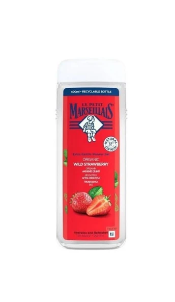 Le Petit Marseillais Duş Jeli 400 Ml Çilek ürün görseli 1