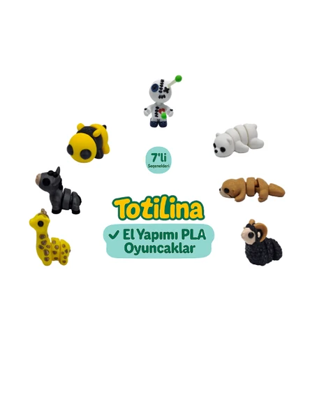 7'li set (voodoo ayı su samuru koç zürafa eşek arı…) ürün görseli 1