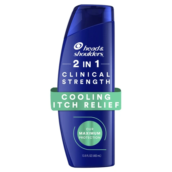 Head&Shoulders Clinical Strength Cooling Itch Relief 2in1 Şampuan 400 ML ürün görseli 1