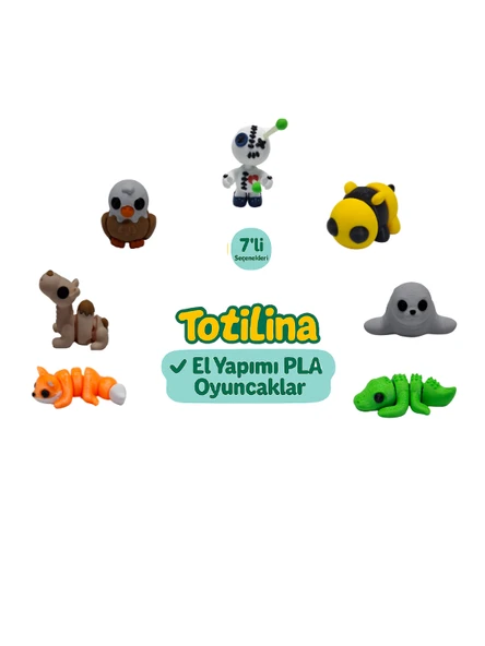 7'li set (voodoo arı fok timsah tilki deve kartal…) ürün görseli 1