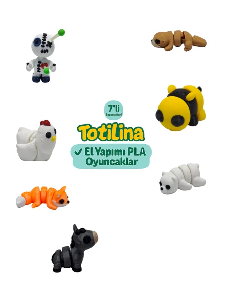 7'li set (su samuru arı ayı eşek tilki tavuk voodoo…) ürün görseli 1