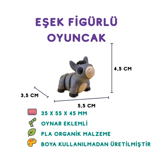 Eşek Figür - Minyatür Oyuncak ürün görseli 1