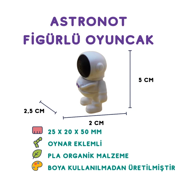 Astronot Figür - Minyatür Oyuncak ürün görseli 1