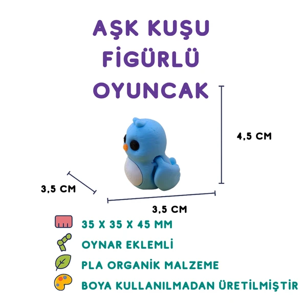 Mavi Kuş -  Minyatür Oyuncak ürün görseli 1